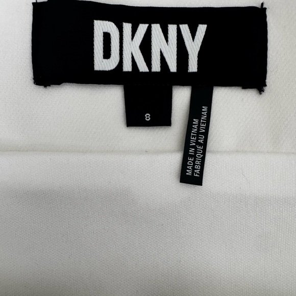 DKNY White Mini Pencil Skirt Casual - Picture 5 of 6